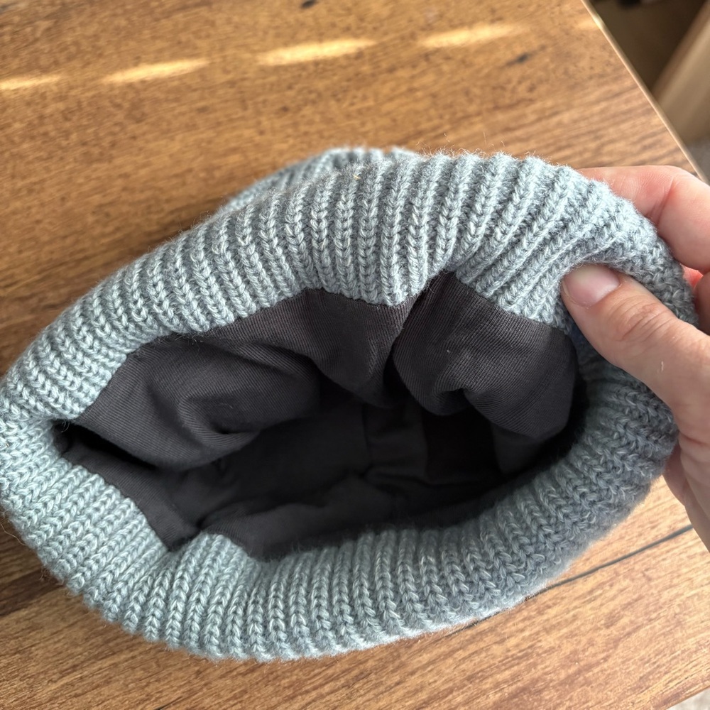 The North Face Gray Knit Beanie